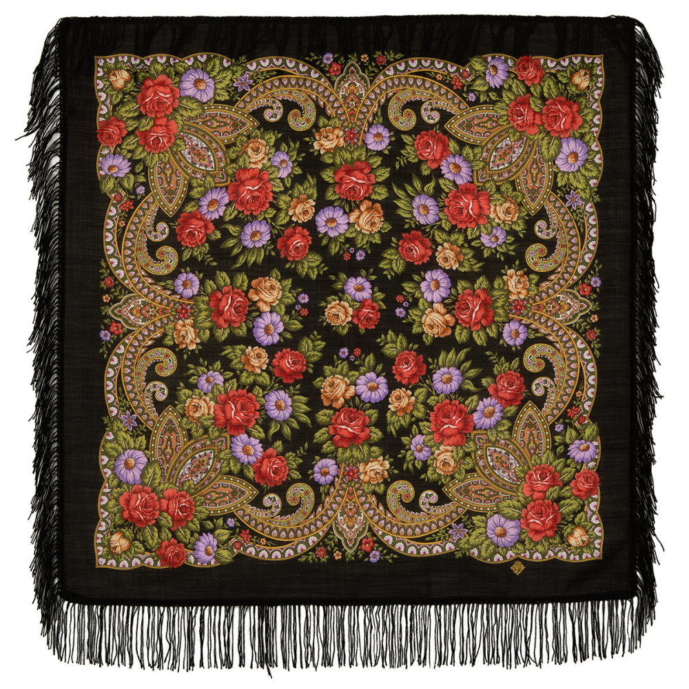 Shop Woolen Scarves with Woolen Fringe 89x89 cm 89x89 cm Enchantress Woolen Shawl with Woolen Fringe Pavlovo Posad Manufactory online at Skazka.site | Eligible for fast shipping and free returns. 89x89 cm Enchantress Woolen Shawl with Woolen Fringe Pavlovo Posad Manufactory