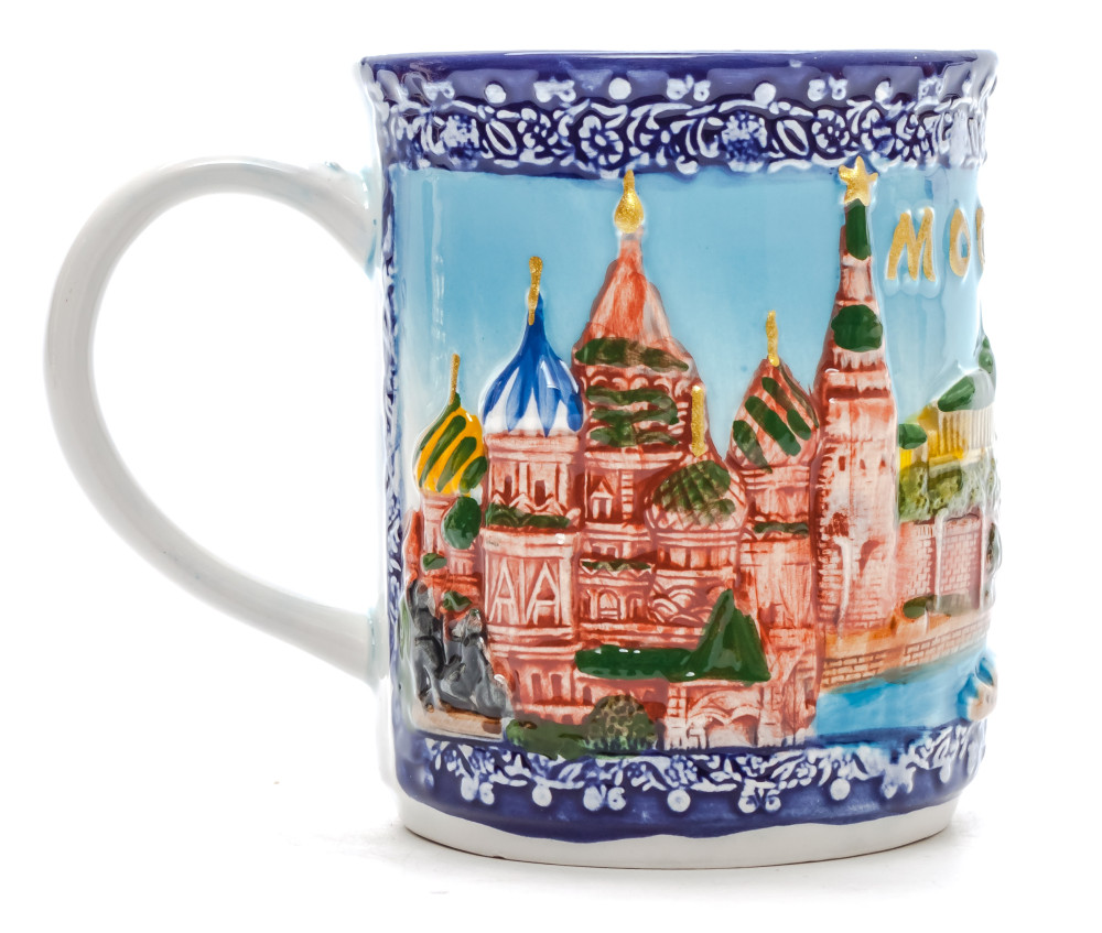 Moscow Attractions Ceramic Mug