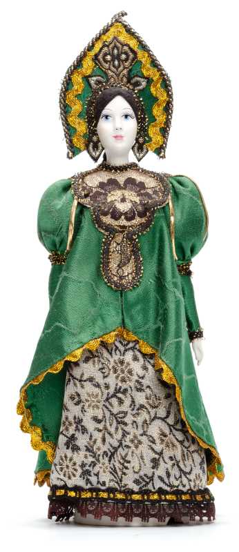 The Mistress of the Copper Mountain hand made Porcelain Doll - 11 Inches (by Le Russe)