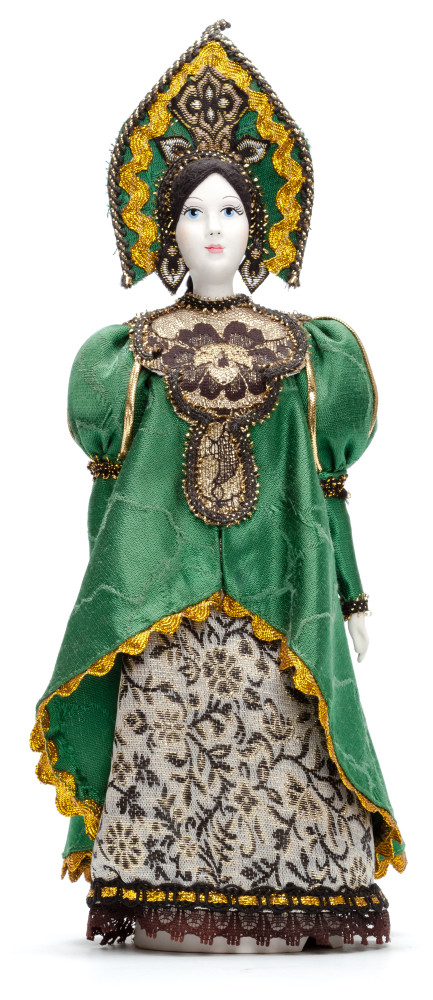 The Mistress of the Copper Mountain hand made Porcelain Doll - 11 Inches (by Le Russe)