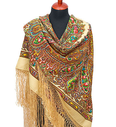 Shop Thick Woolen Fabric Shawls with Silk Fringe 148x148 cm Шаль «Волшебница» online at Skazka.site | Eligible for fast shipping and free returns. Шаль «Волшебница»