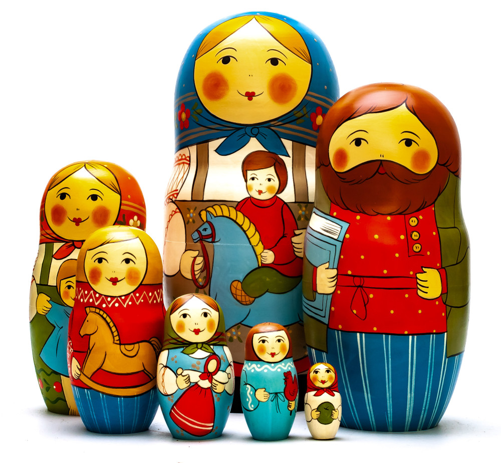 Shop Exclusive Nesting Dolls 220 mm Mother with Son Riding the Wooden Toy Horse hand painted Traditional Russian Wooden Matryoshka doll 10 pcs (by Sergey Malyutin) online at Skazka.site | Eligible for fast shipping and free returns. 220 mm Mother with Son Riding the Wooden Toy Horse hand painted Traditional Russian Wooden Matryoshka doll 10 pcs (by Sergey Malyutin)