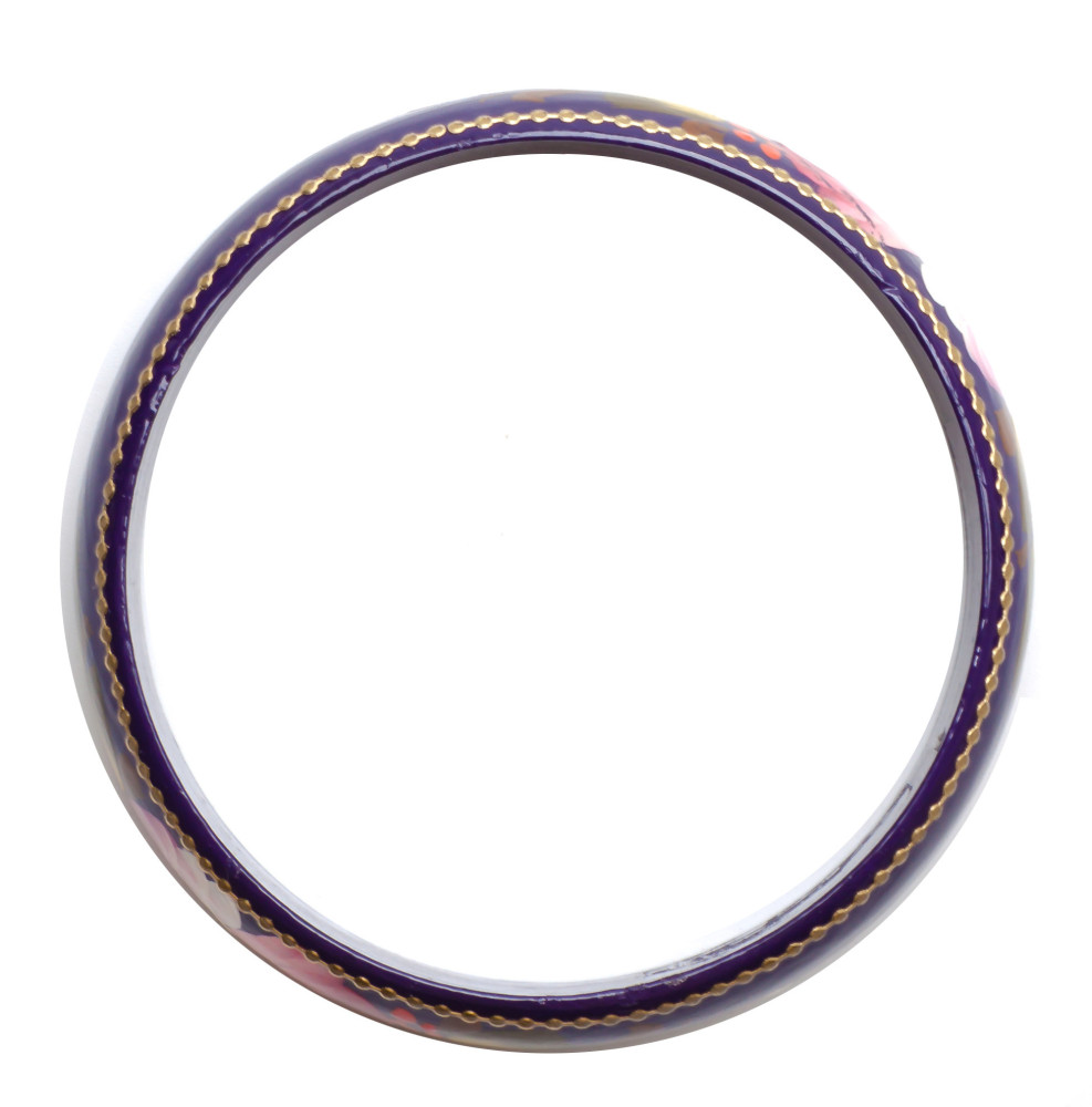 80x20 mm Zhostovo Hand Painted Bracelet (by Lada Workshop)