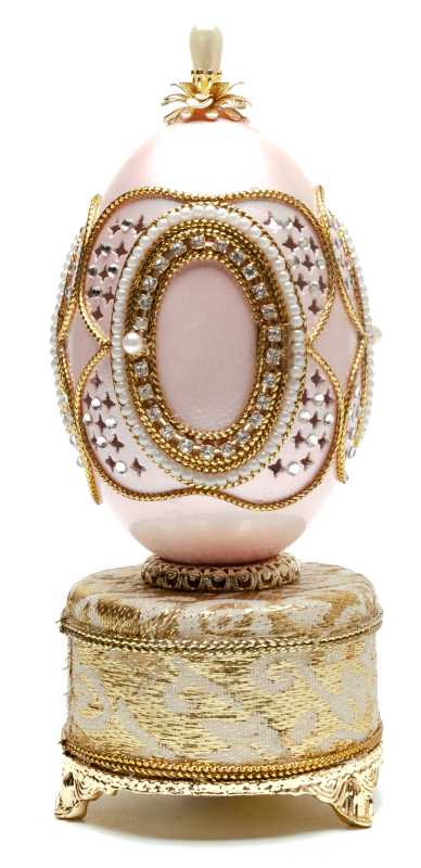 140 mm The Ballerina Goose Shell Easter Music Egg
