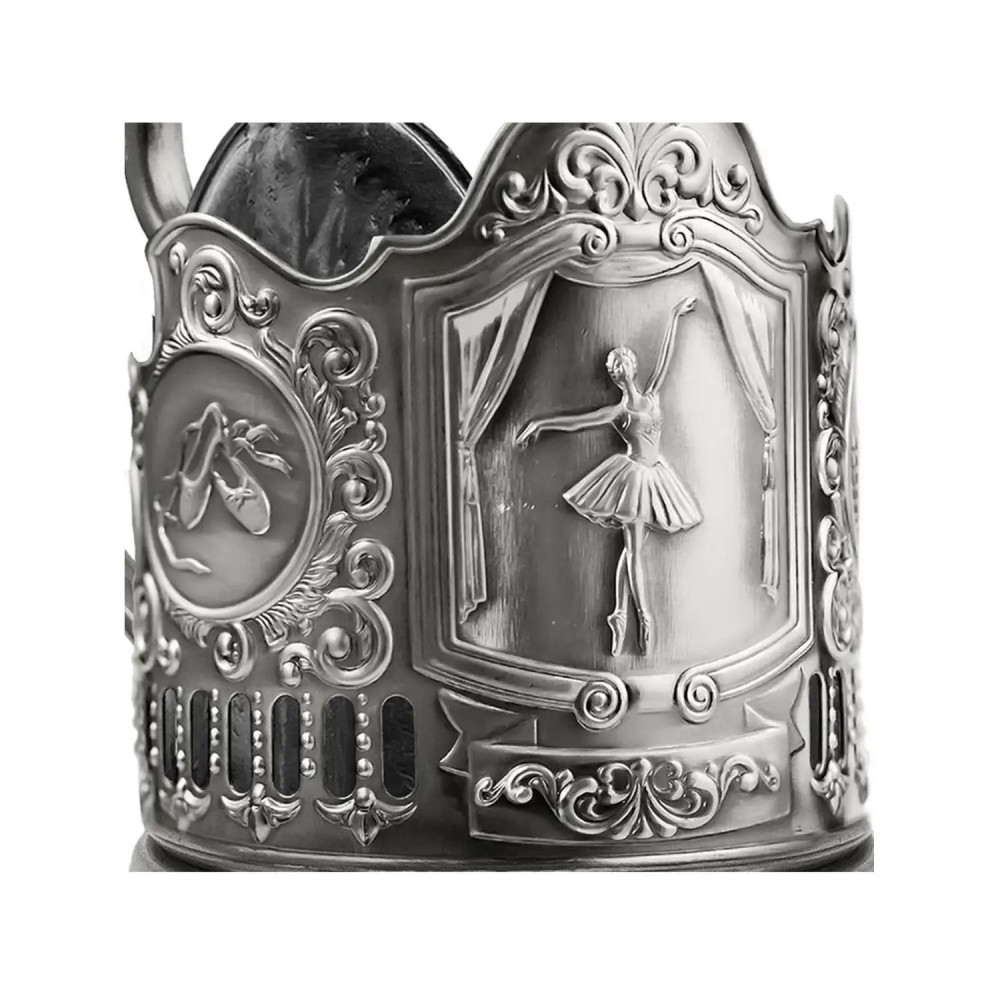 Ballerina nickel plated cup holder