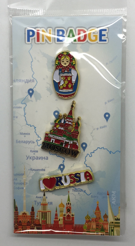 Russia Pin Set