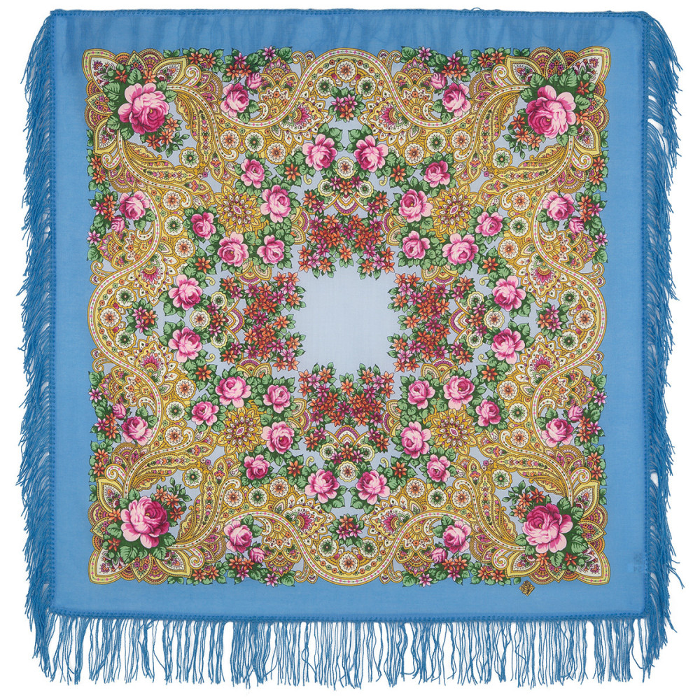 Shop Woolen Scarves with Woolen Fringe 89x89 cm 89x89 cm On the Wings of the Wind Woolen Shawl with Woolen Fringe Pavlovo Posad Manufactory online at Skazka.site | Eligible for fast shipping and free returns. 89x89 cm On the Wings of the Wind Woolen Shawl with Woolen Fringe Pavlovo Posad Manufactory