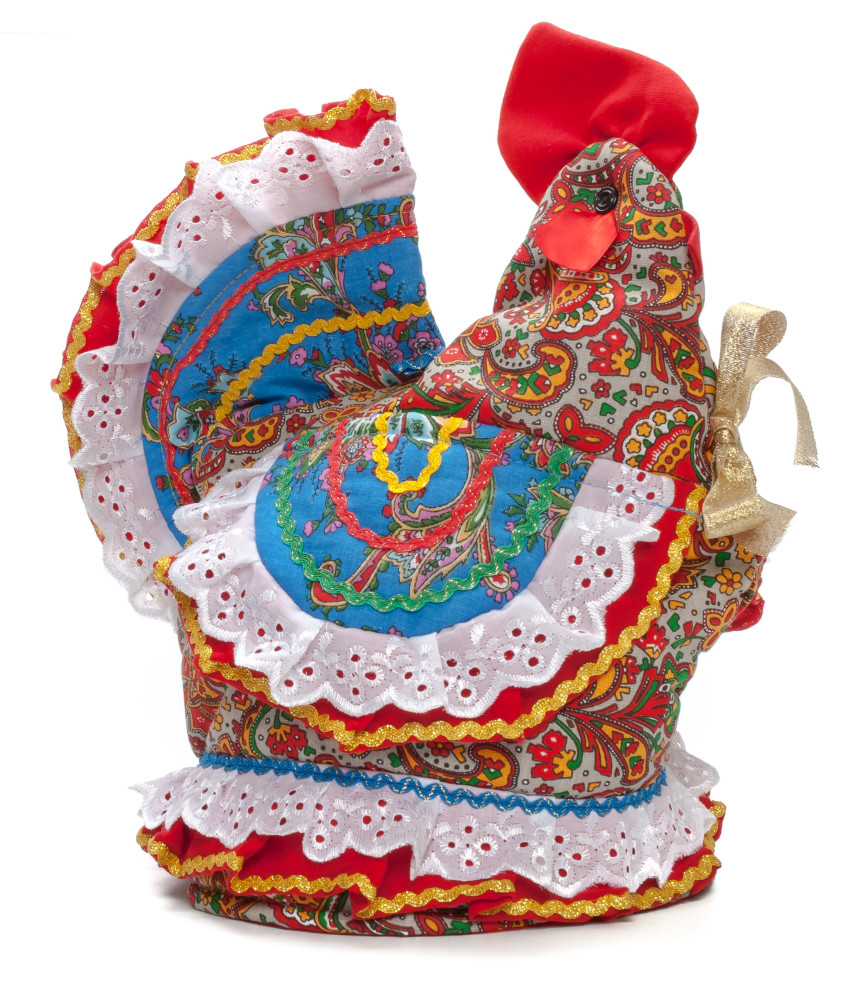 350mm Cockerel Cotton Kettle Warmer Doll (by Le Russe)