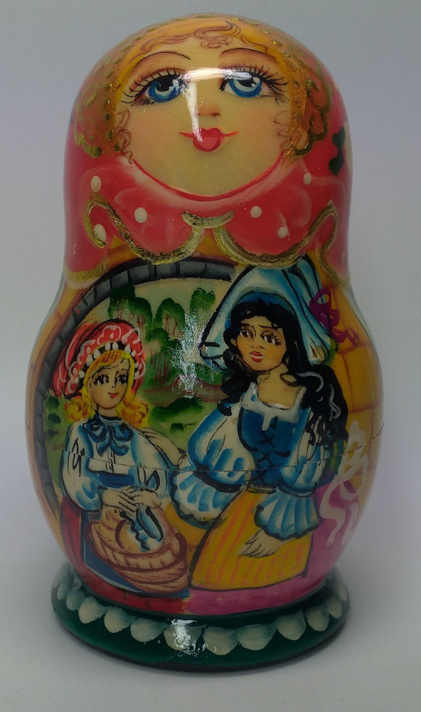 Shop Exclusive Nesting Dolls 110mm The Red Hood hand painted Matryoshka doll 5pcs online at Skazka.site | Eligible for fast shipping and free returns. 110mm The Red Hood hand painted Matryoshka doll 5pcs