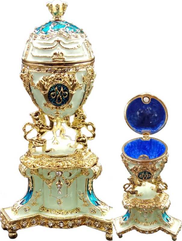 125 mm Blue Royal Danish Easter Egg