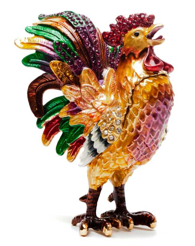 105 mm Cockerel Jewellery Box