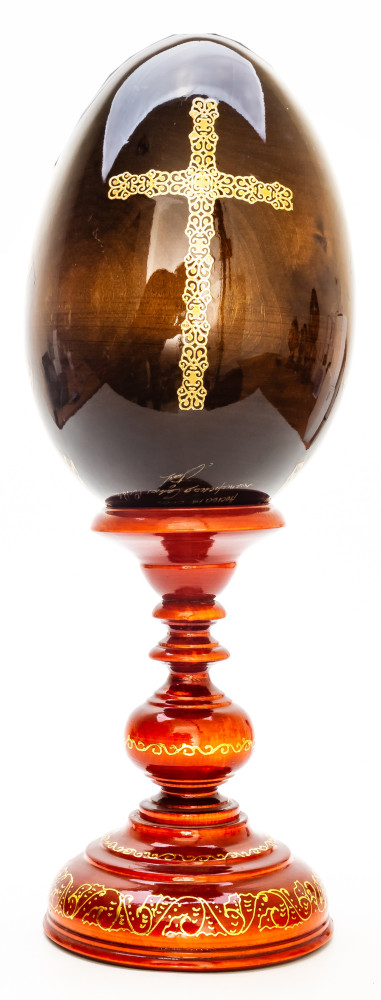 420 mm Godmother hand painted on wooden egg (by Hamlet Crafts)