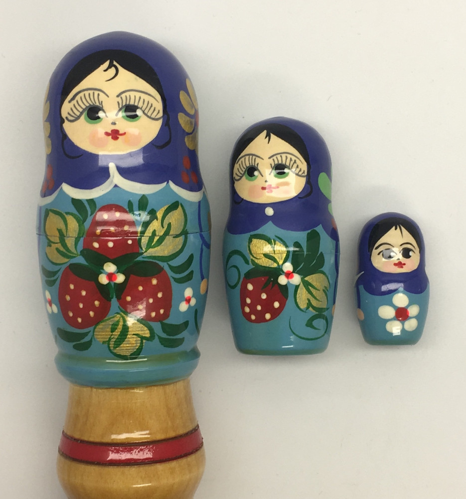 Russian Matryoshka Pencil 3 Pieces