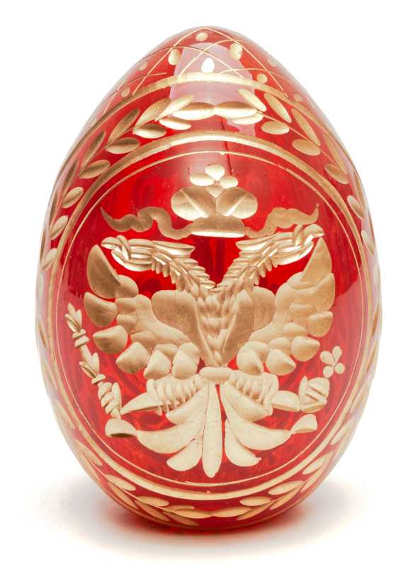 Engraved Crystal Imperial Easter Egg