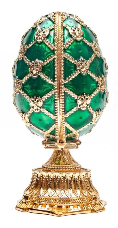 115 mm Saint Basil Cathedral Green Easter Egg