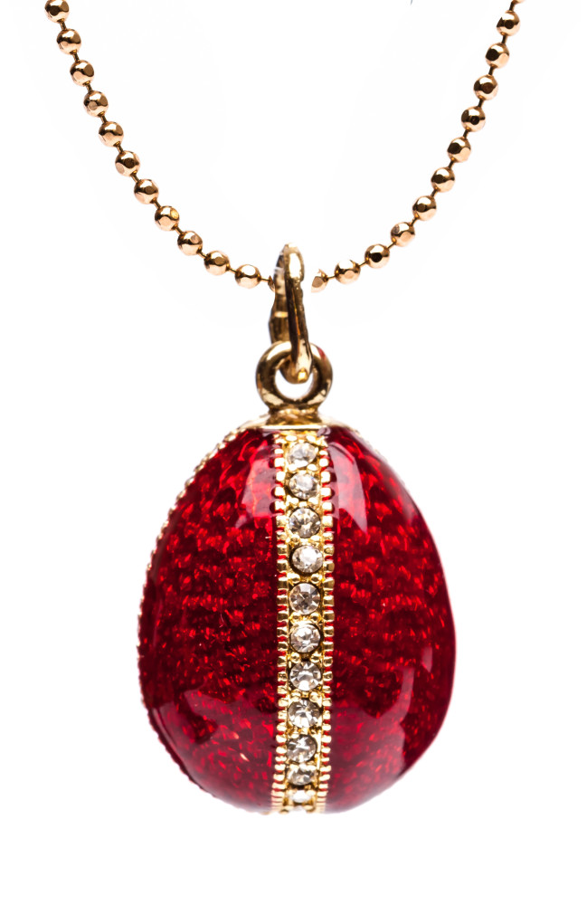 Big Eye Red Egg Pendant