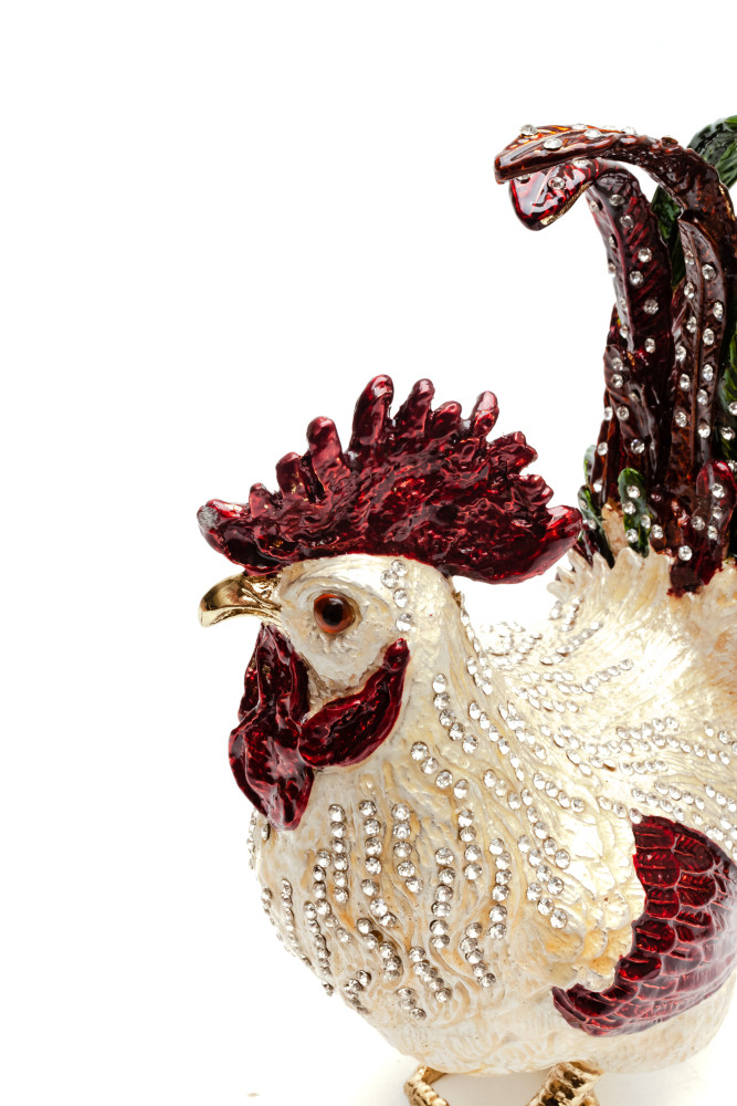 230 mm Cockerel Jewellery Box