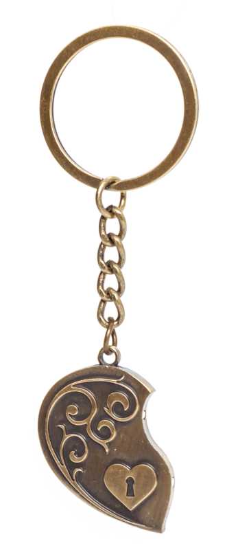 Moscow Hearts Metal Key Chain (by AKM Gifts)