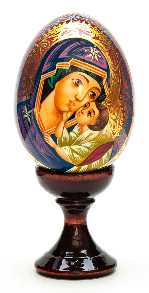 110 mm Godmother hand painted on wooden egg (by Hamlet Crafts)