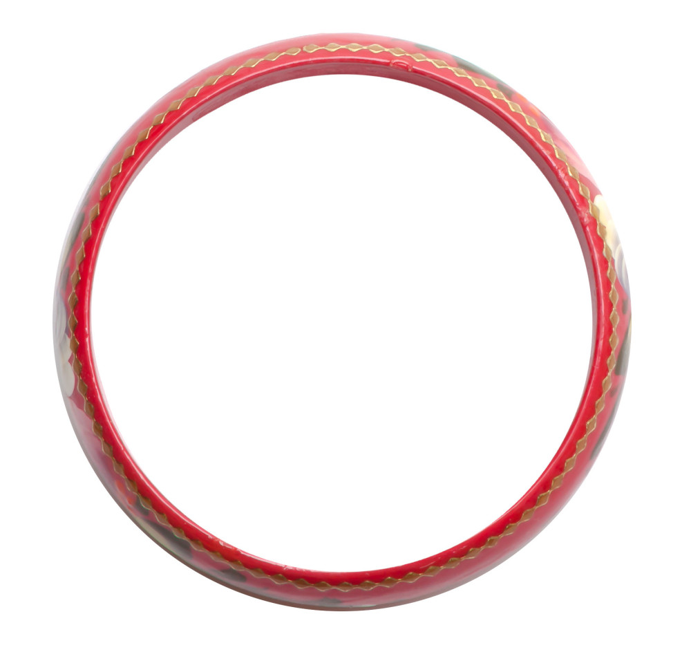 80x20 mm Zhostovo Hand Painted Bracelet (by Lada Workshop)