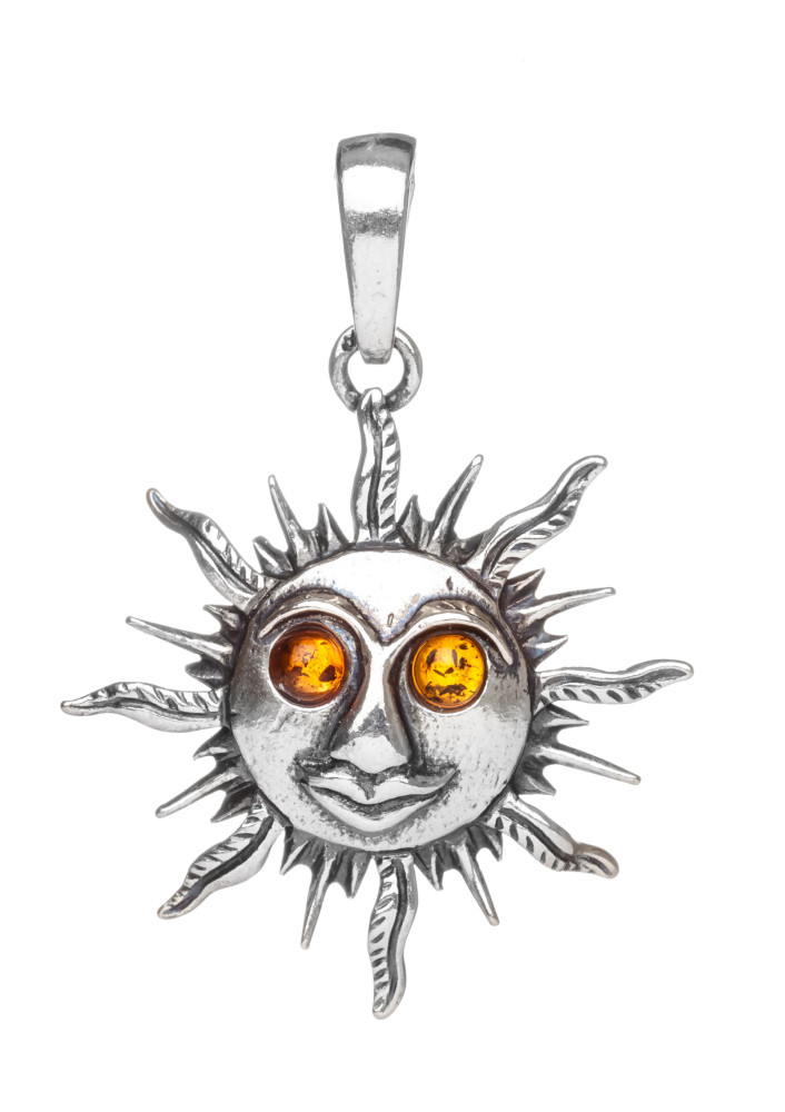 3 g Sun Baltic Amber Pendant