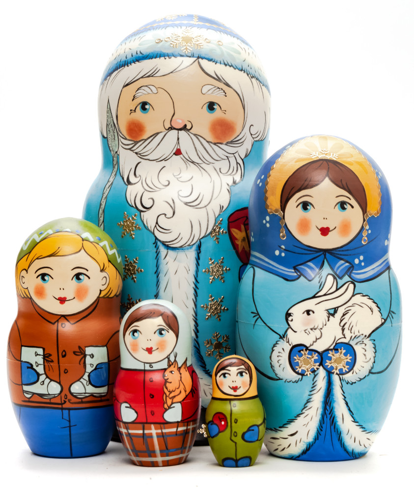 Shop Exclusive Nesting Dolls 160 mm Santa Claus hand painted Traditional Russian Wooden Matryoshka doll 5 pcs (by Sergey Malyutin) online at Skazka.site | Eligible for fast shipping and free returns. 160 mm Santa Claus hand painted Traditional Russian Wooden Matryoshka doll 5 pcs (by Sergey Malyutin)