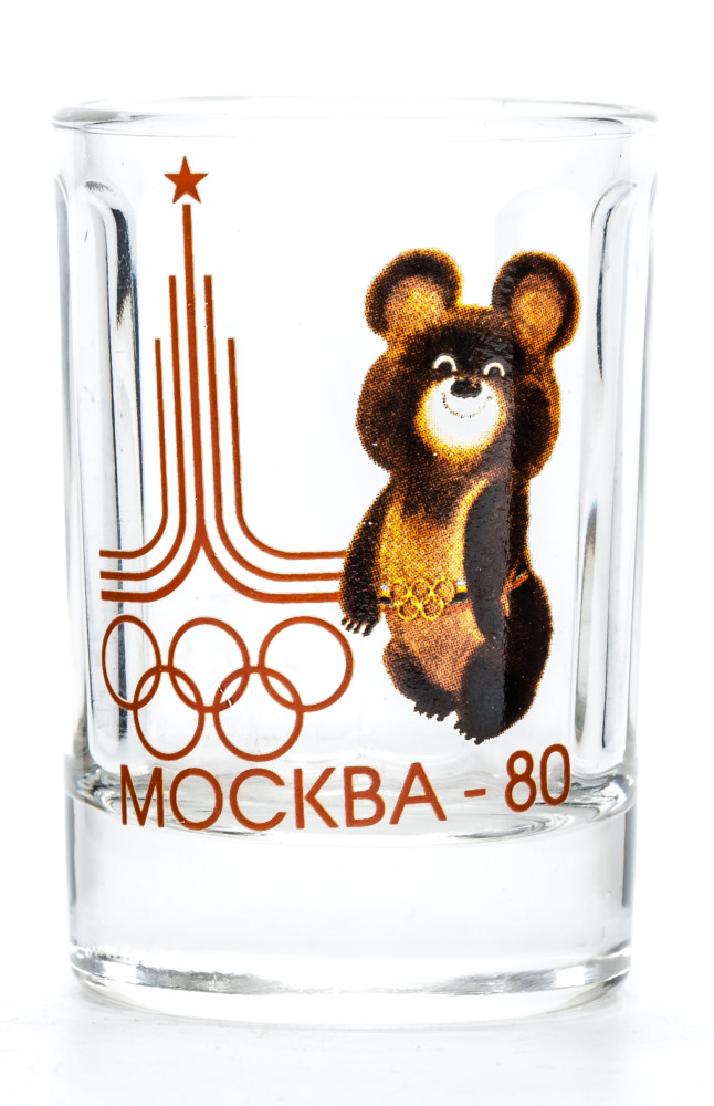 Olympic Bear Shot Glass