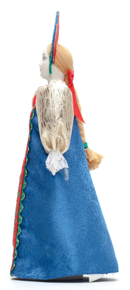 270 mm Russian Girl in a Dress Porcelain Statue Doll (by Le Russe)