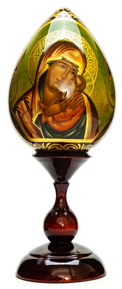 240 mm Godmother hand painted on wooden egg (by Hamlet Crafts)