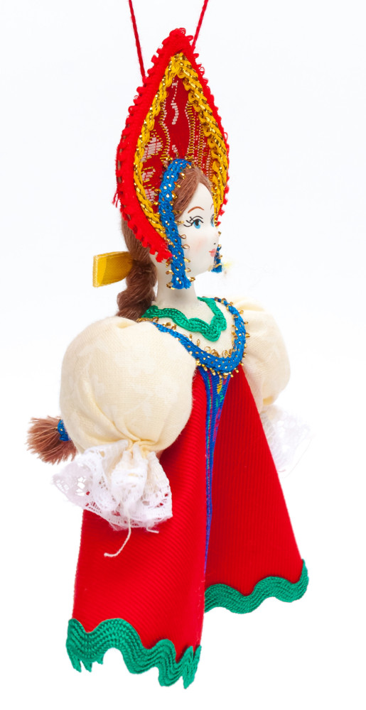Shop Christmas Tree Ornaments Dolls Porcelain Doll in a Russian Dress and Kokoshnik - 5.5 Inches (by Le Russe) online at Skazka.site | Eligible for fast shipping and free returns. Porcelain Doll in a Russian Dress and Kokoshnik - 5.5 Inches (by Le Russe)