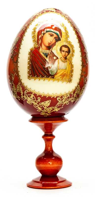 180 mm Godmother hand painted on wooden egg (by Hamlet Crafts)
