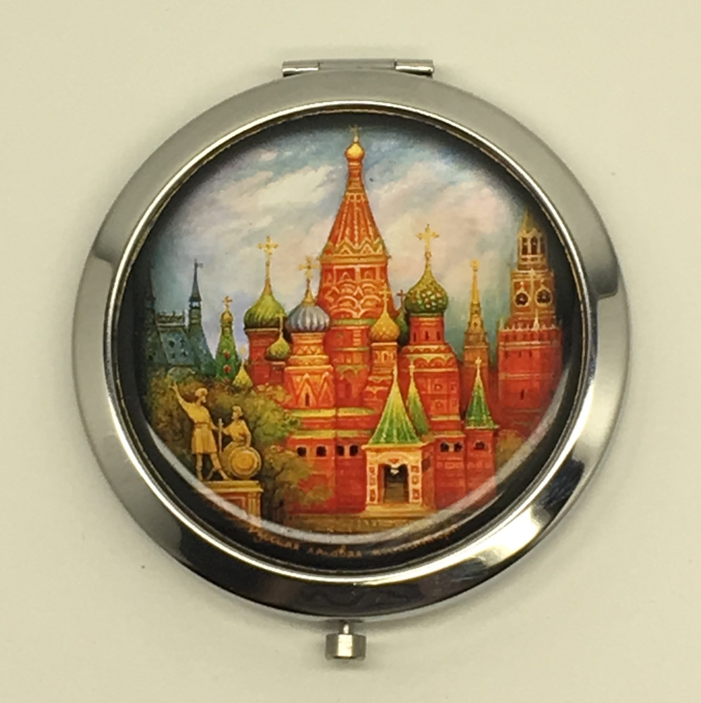 Compact Mirror with St.Basil Cathedral
