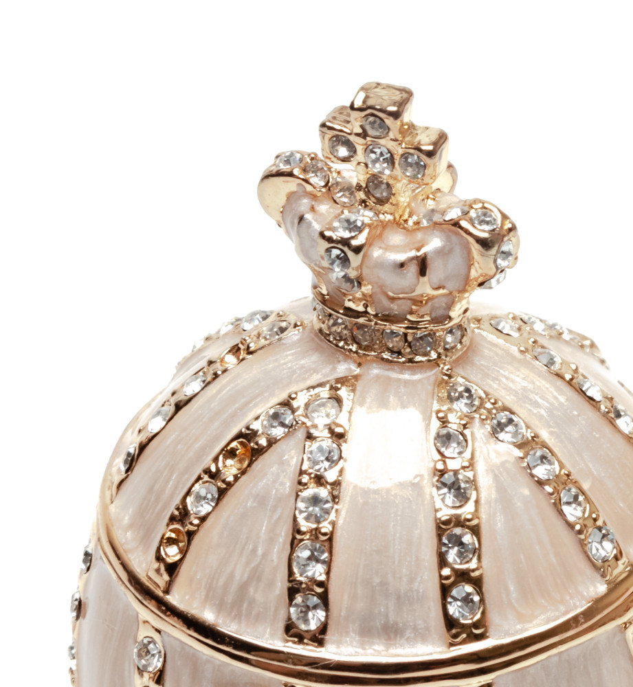80 mm Beige Twisted Eater Egg with the Crown