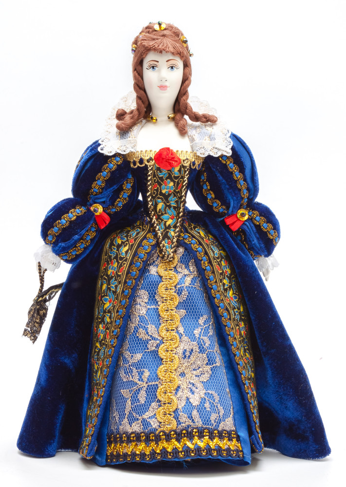 Anne of Austria hand made Porcelain Doll - 11 Inches (by Le Russe)