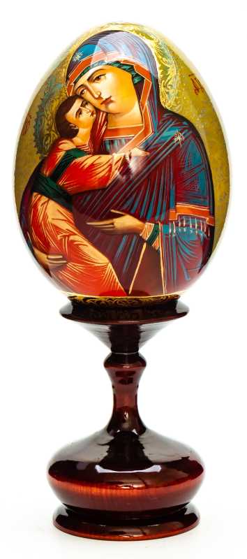 180 mm Godmother hand painted on wooden egg (by Hamlet Crafts)