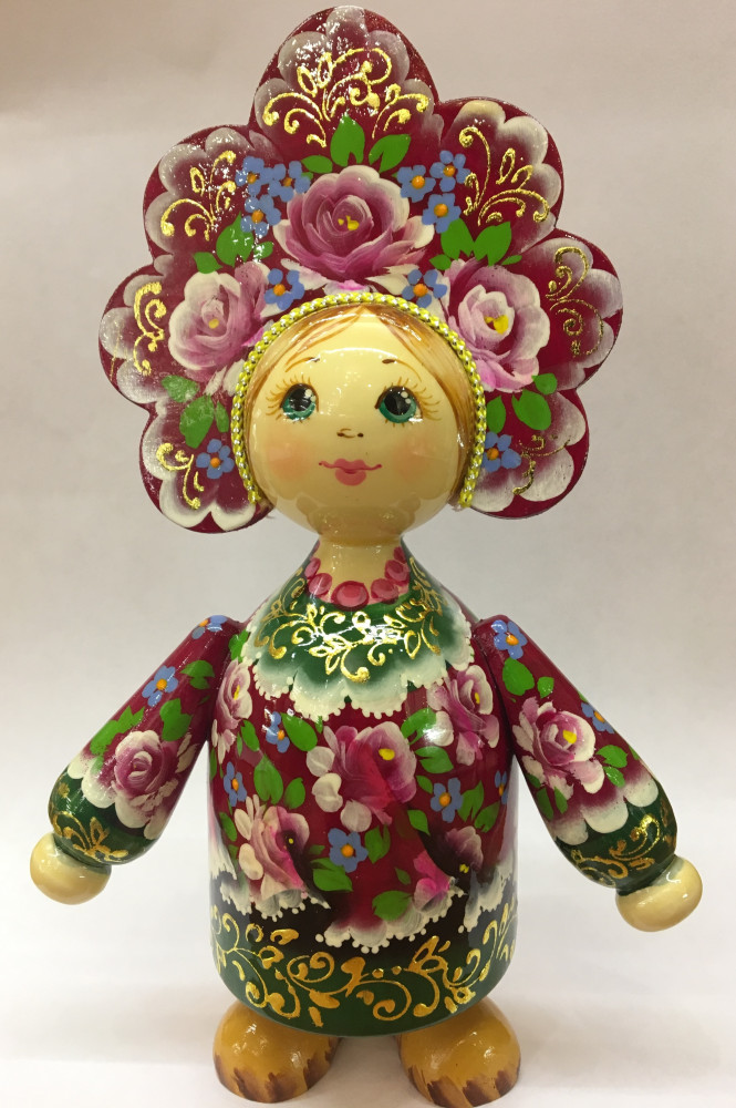 U 17cm Wooden Doll