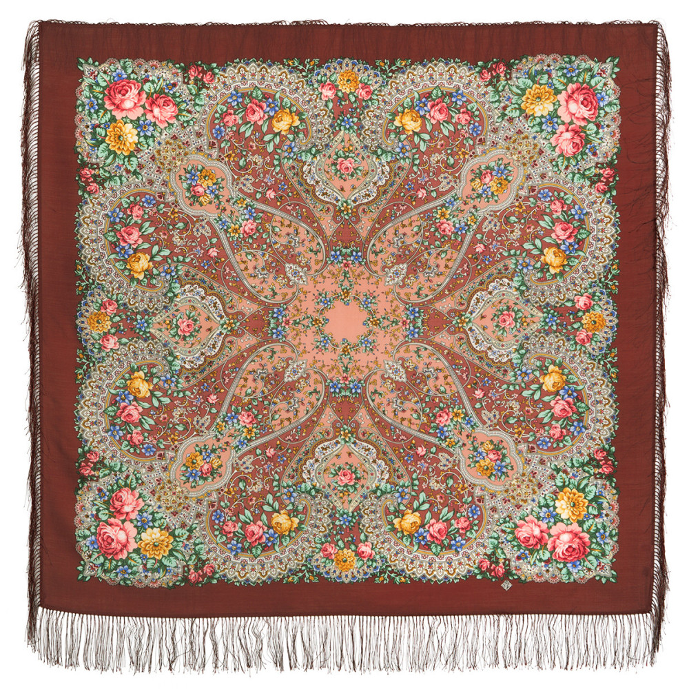 Shop Woolen Scarves with Silk Fringe 125x125 cm Платок «Прекрасное далёко» online at Skazka.site | Eligible for fast shipping and free returns. Платок «Прекрасное далёко»