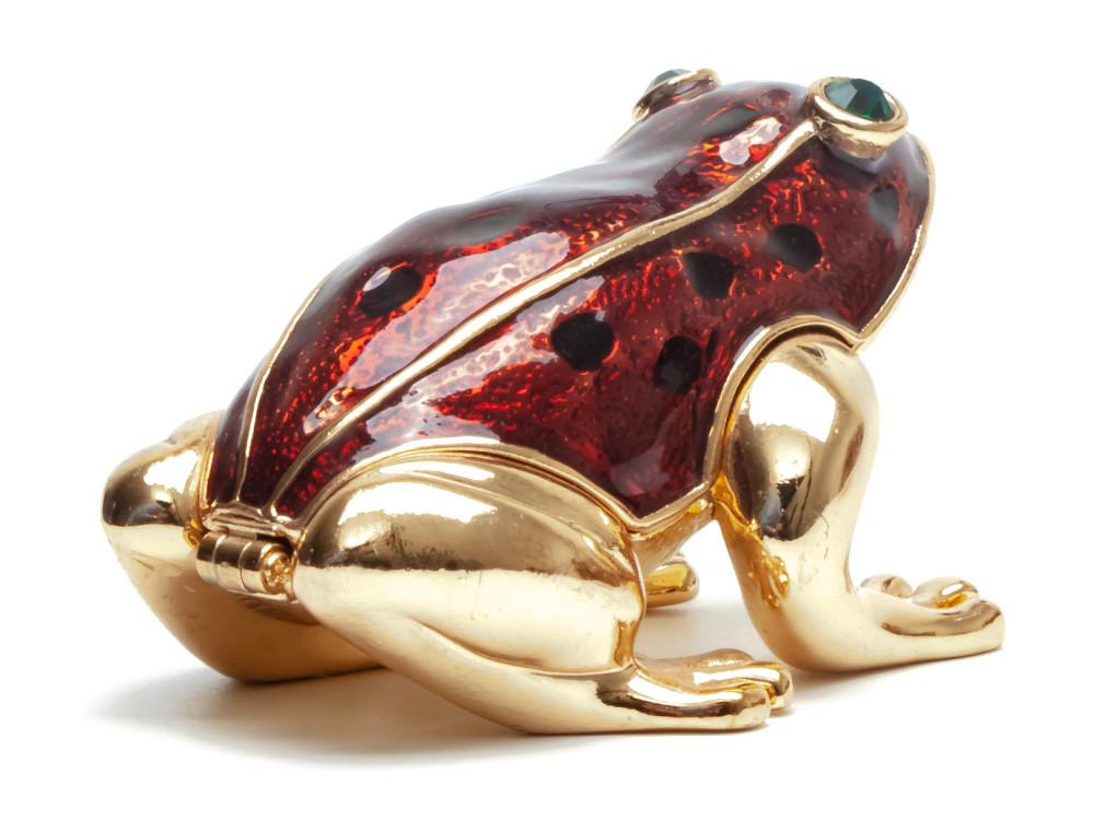 35 mm Frog Red Jewellery Box