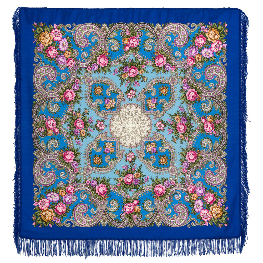 Shop Woolen Scarves with Woolen Fringe 125x125 cm Платок «В краю чудес» online at Skazka.site | Eligible for fast shipping and free returns. Платок «В краю чудес»