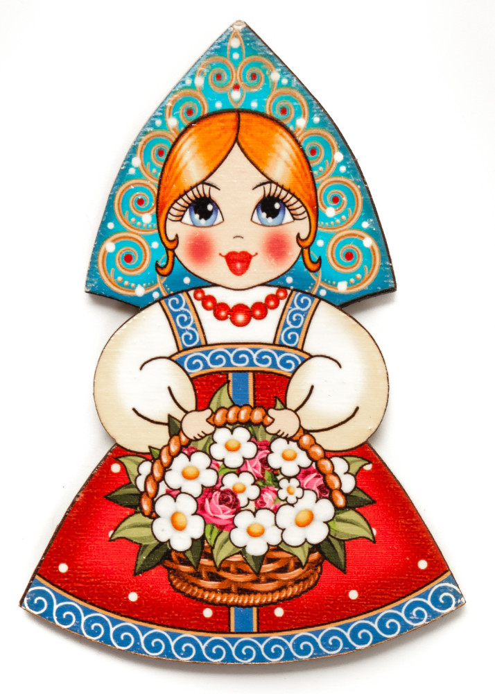 95x60 mm Matryoska Flowers (by Birch Gifts)