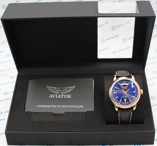 Швейцарские механические наручные часы Aviator V.3.20.2.225.4