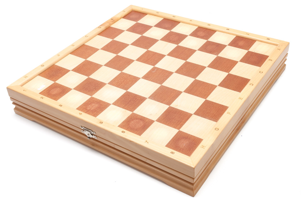 370x370 mm French Invasion of Russia handpainted figures on wooden Chess Board (by Fyodor Chess Studio)