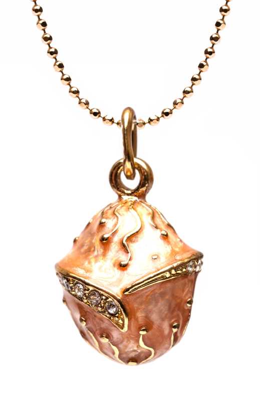 Meteorite Pink Egg Pendant