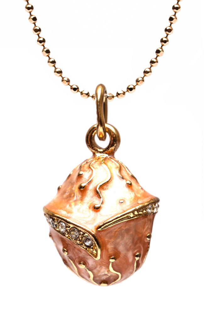 Meteorite Pink Egg Pendant
