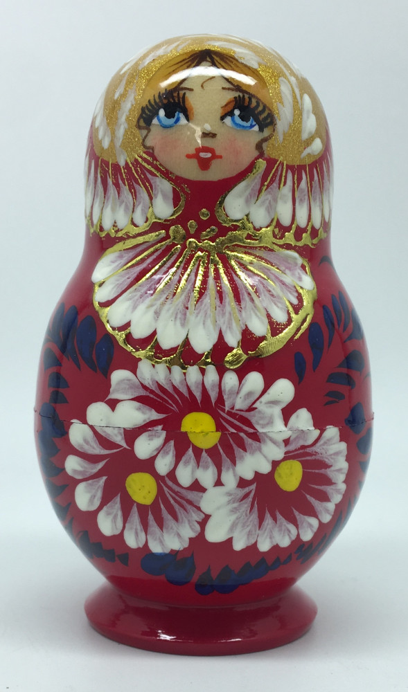 U 5 pcs Daisies Matryoshka Dolls (be Valentina Nesting Dolls)