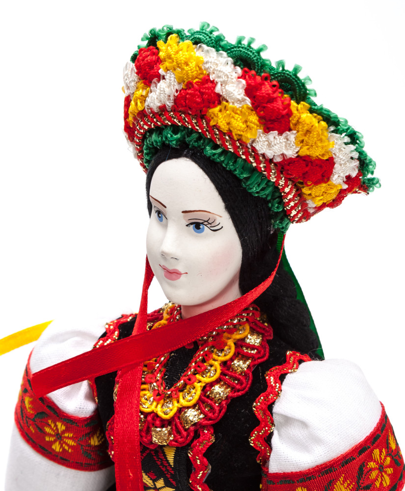 Ukrainian Girl hand made Porcelain Doll11 Inches (by Le Russe)