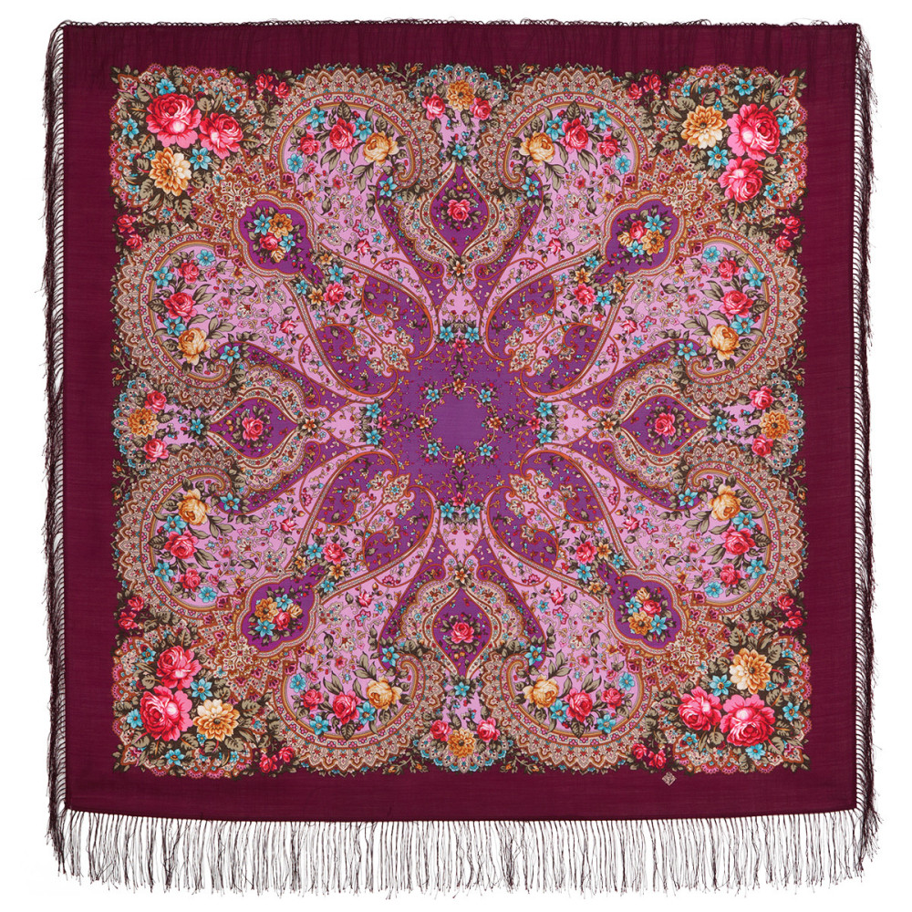 Shop Woolen Scarves with Silk Fringe 125x125 cm Платок «Прекрасное далёко» online at Skazka.site | Eligible for fast shipping and free returns. Платок «Прекрасное далёко»