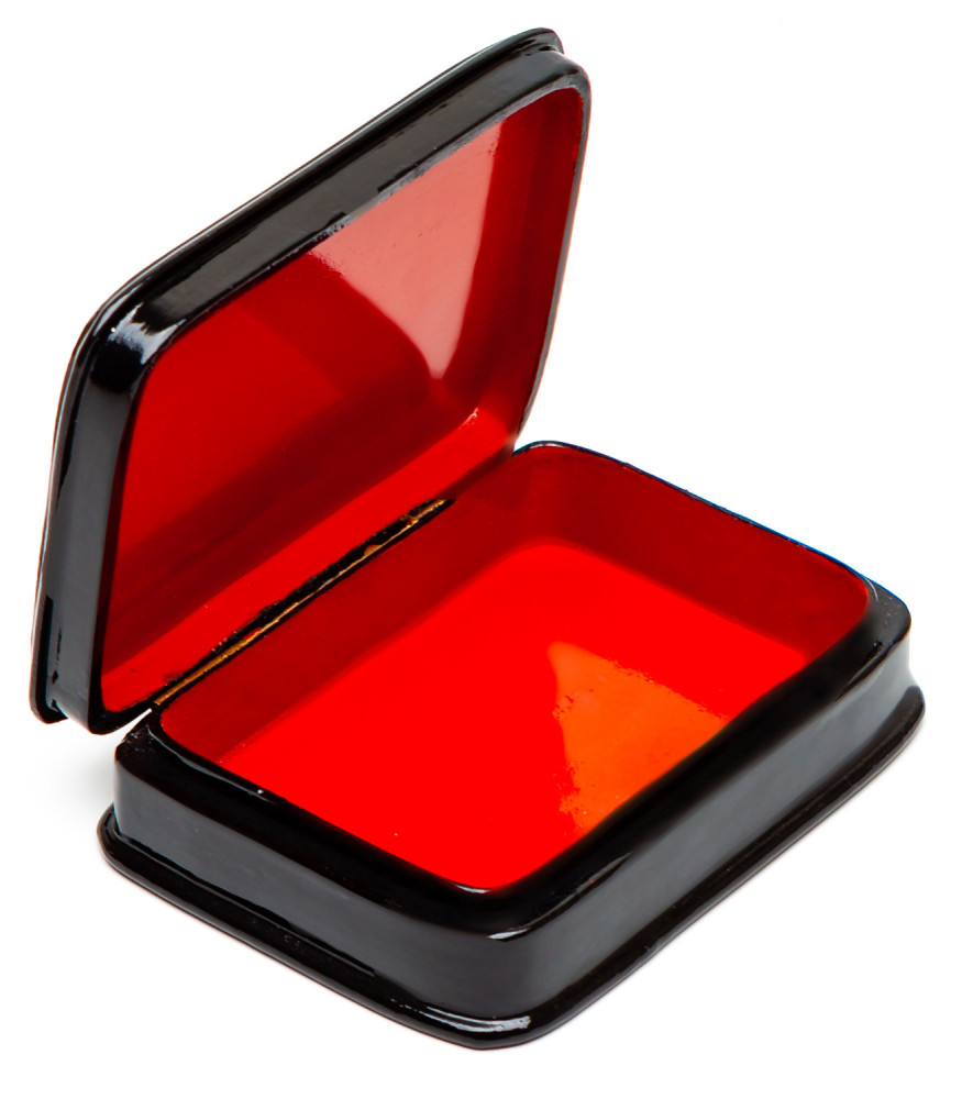 110x80mm Moscow Hand Painted Jewellery Box