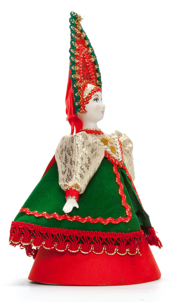 170 mm Merchant's Wife with a Kokoshnik Porcelain Doll (by Le Russe)
