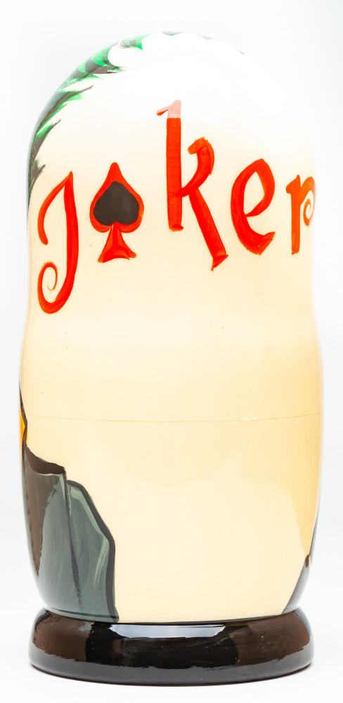 180mm Joker Hand Painted Matryoshka Doll 5 pcs (by Konstantin Studio)